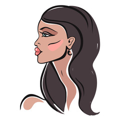 Beautiful Woman Portrait. 