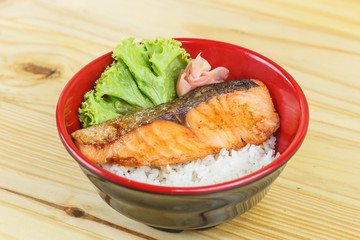 Traditional japanese food,  Snow fish grilled or Gindara Teriyak