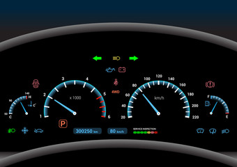 Car dashboard background