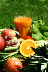 jus de fruits et de légumes bio