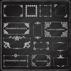Ornamental design corners set