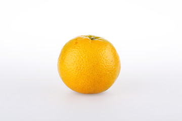 orange fruit tropical isolated on white background