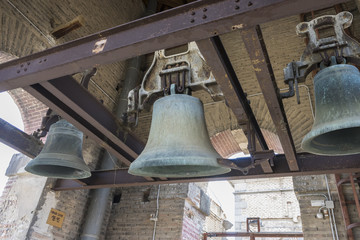 old bell in a Christian church, Toledo, Spain