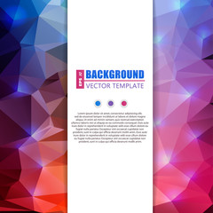 Fototapeta premium Abstract Creative concept vector booklet list for Web and Mobile