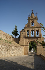 Fototapeta na wymiar Pórtico de la Iglesia Prioral de Aracena