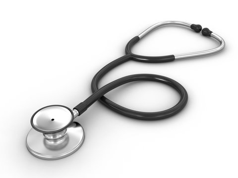 stethoscope (clipping path included)