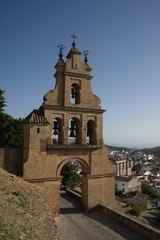 Fototapeta na wymiar Pórtico de la Iglesia Prioral de Aracena, Andalucía