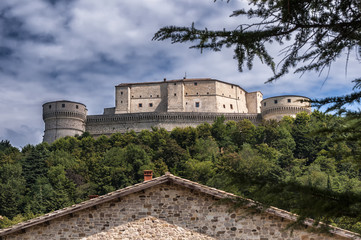 Fototapeta na wymiar famous castle prison cagliostro