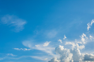 image of blue clear sky for background usage.