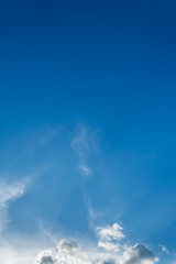 Fototapeta na wymiar image of blue clear sky for background usage.