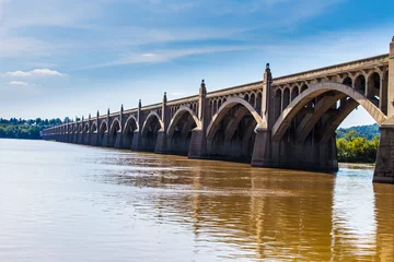 Plexiglas foto achterwand Columbia Wrightsville Bridge © George Sheldon