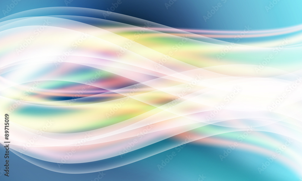Poster vector abstract background and colored waves