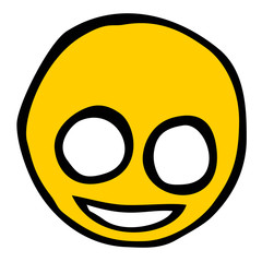 Yellow happy face
