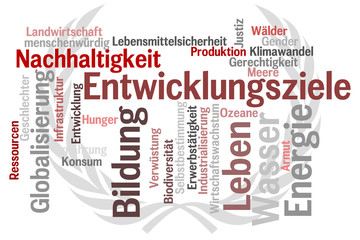 UNO-Entwicklungsziele Lorbeer