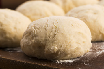 fresh dough ready for baking