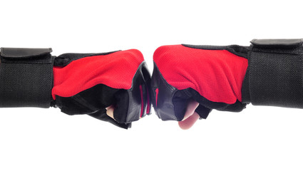 punch boxing gloves red competition