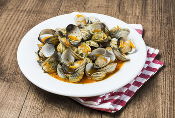 Receta tradicional de berberechos