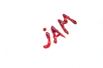 word jam spelling with jam.