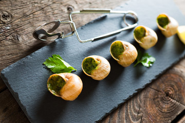 french gastronomie, escargot