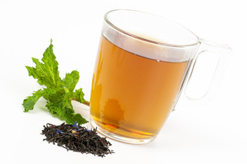 Cup of flavored black tea