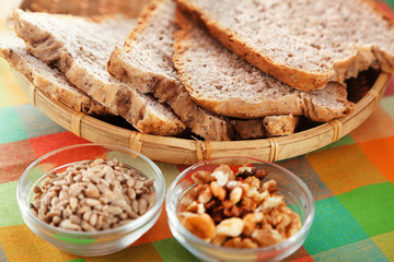 Homemade multiseed bread