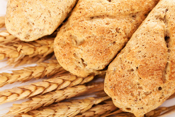 Homemade baguettes