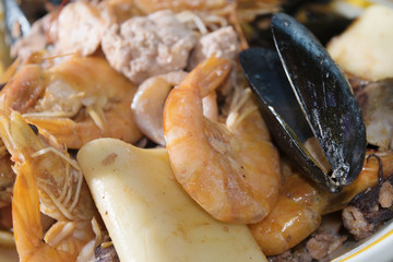 paccheri allo scoglio or reef paccheri