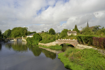 Croth (27530) au bord de l'Eure, département de l'Eure en région Normandie, France