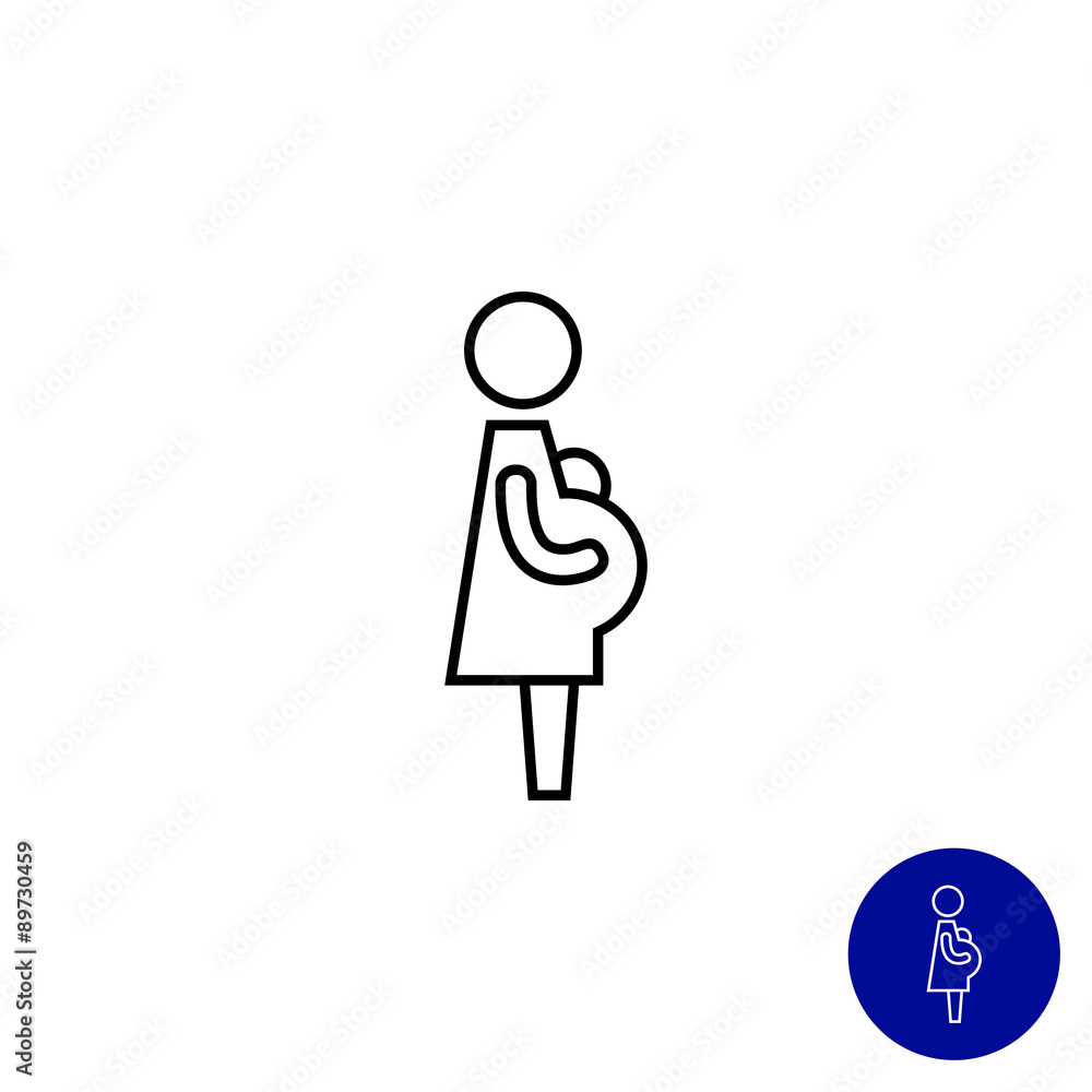 Sticker Pregnancy icon