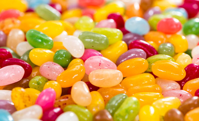 Colorfull Jelly Bean Background