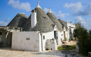 Trulli in Alberobello, Puglia, Italy
