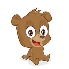 Fototapeta premium Bear sitting