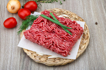 Raw minced meat