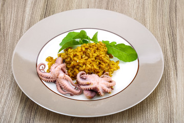 Seafood risotto