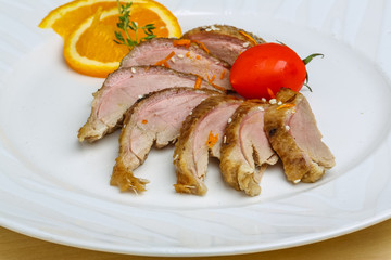 Roasted duck breast