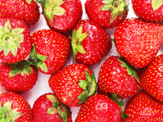 Strawberries background