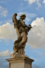 Fototapeta na wymiar Angel in the sky