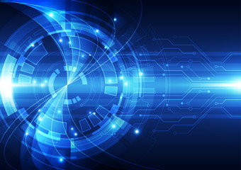 abstract vector  technology background illustration