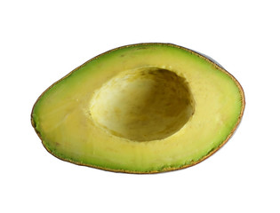 Avocado isolated on white background