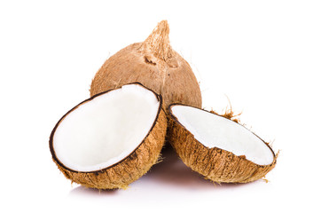coconut isolated on white background