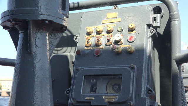 Machinery and equipment of a warship. 4K.