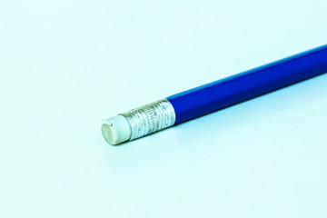 Pencil Eraser with White Background.