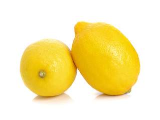 Whole Lemons isolated on white background