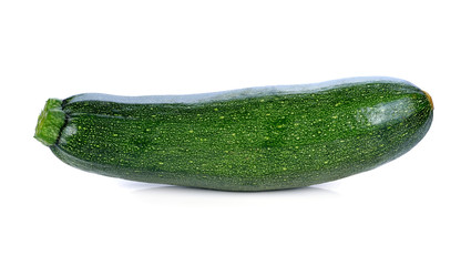 Fresh zucchini isolated on white
