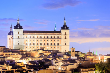 View of the Alcazar in Toledo - obrazy, fototapety, plakaty