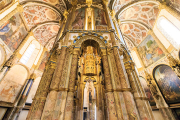 Fototapeta na wymiar the Templar Convent of Christ is UNESCO World Heritage.