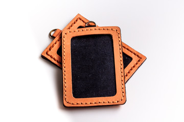 ID Card Holder/Leather ID Card Holder.