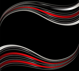 Modern red background vector dimension 3d overlap graphic message board for text and message design frame line shadow for modern web design
