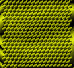 Honeycomb green background design vector illustration template
