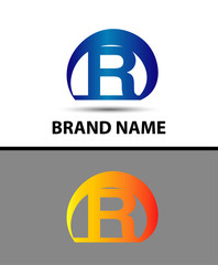 Alphabetical Logo Design Concepts. Letter R
